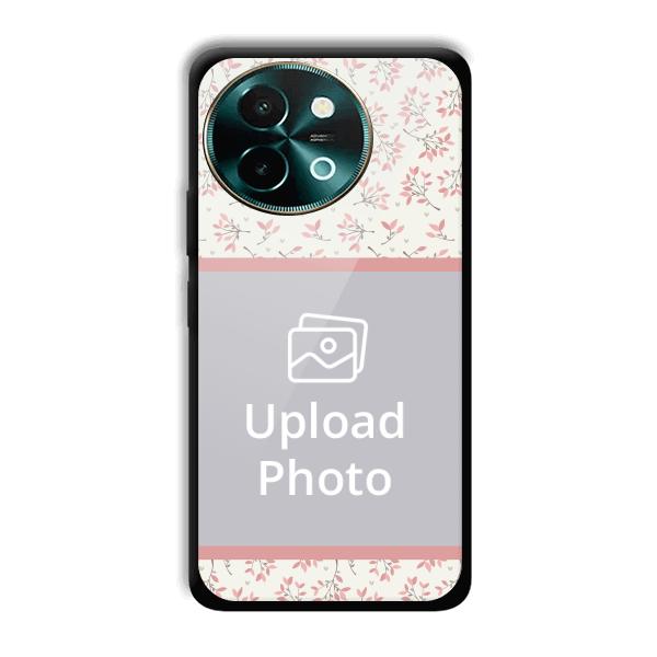 Leafy Design Customized Printed Back Cover for Vivo Y58 5G