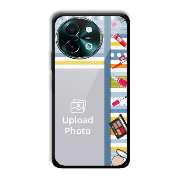 Makeup Theme Customized Printed Back Cover for Vivo Y58 5G