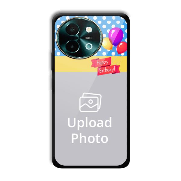 Happy Birthday Customized Printed Back Cover for Vivo Y58 5G