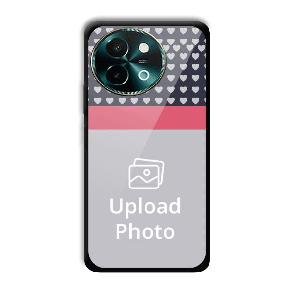 Hearts Customized Printed Back Cover for Vivo Y58 5G