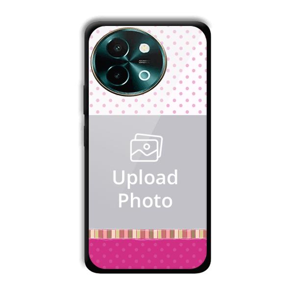 Baby Pink Design Customized Printed Back Cover for Vivo Y58 5G