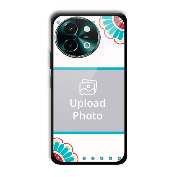 Floral Customized Printed Back Cover for Vivo Y58 5G