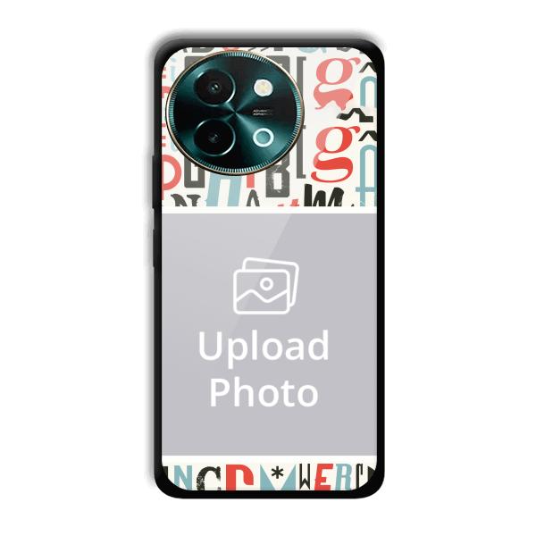 Alphabets Customized Printed Back Cover for Vivo Y58 5G