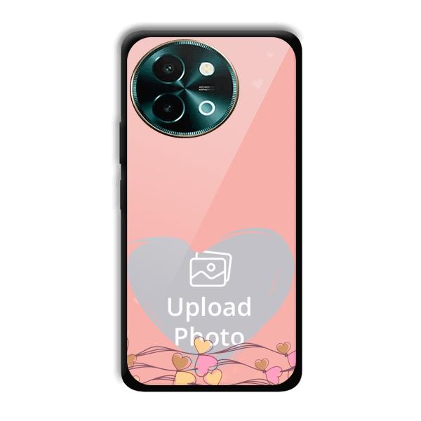 Small Hearts Customized Printed Back Cover for Vivo Y58 5G