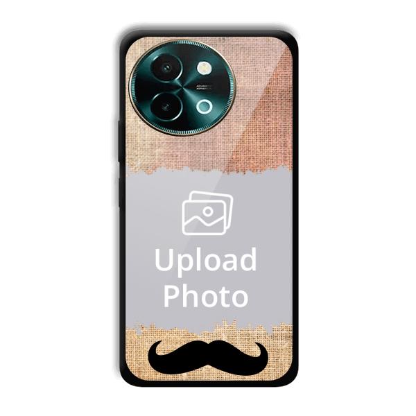 Moustache Customized Printed Back Cover for Vivo Y58 5G