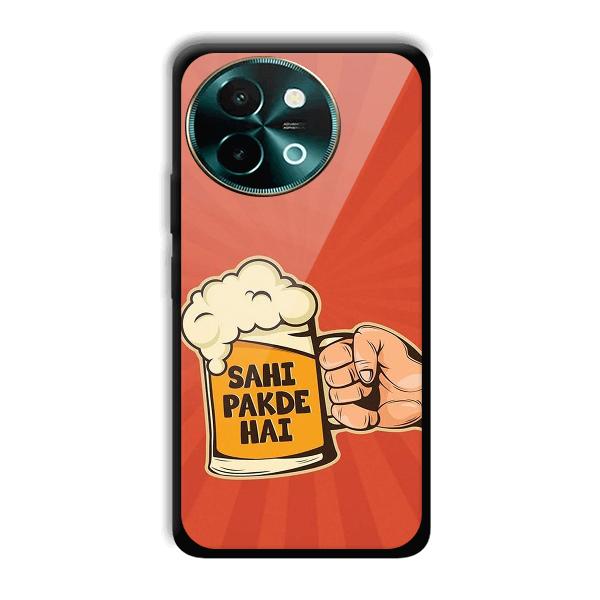 Sahi Pakde Hai Phone Customized Printed Back Cover for Vivo Y58 5G
