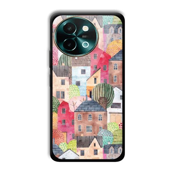 Colorful Homes Phone Customized Printed Back Cover for Vivo Y58 5G