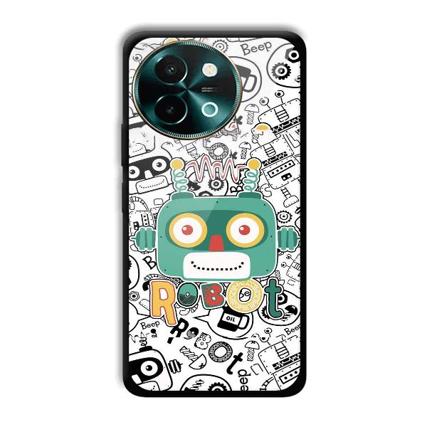 Animated Robot Phone Customized Printed Back Cover for Vivo Y58 5G