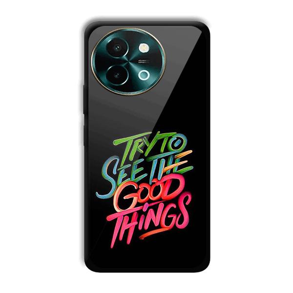 Good Things Quote Phone Customized Printed Back Cover for Vivo Y58 5G