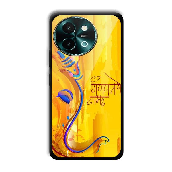 Ganpathi Prayer Phone Customized Printed Back Cover for Vivo Y58 5G