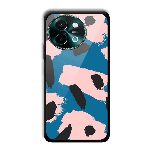 Black Dots Pattern Phone Customized Printed Back Cover for Vivo Y58 5G
