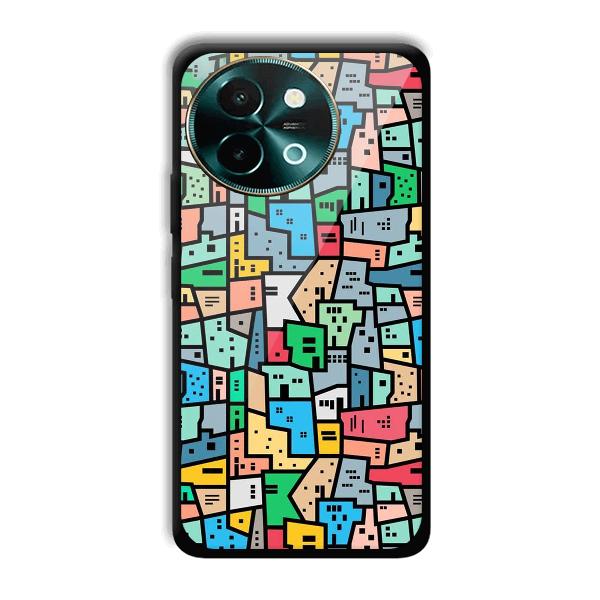 Small Homes Phone Customized Printed Back Cover for Vivo Y58 5G