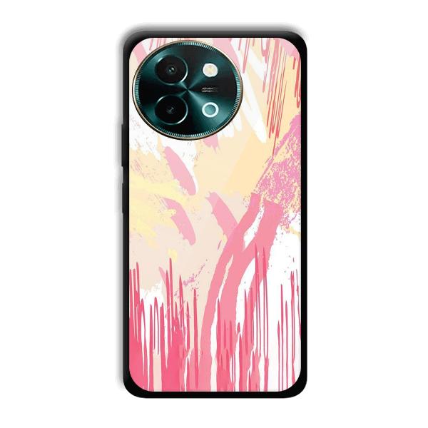 Pink Pattern Designs Phone Customized Printed Back Cover for Vivo Y58 5G