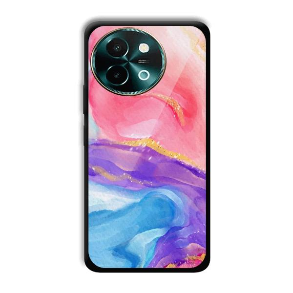 Water Colors Phone Customized Printed Back Cover for Vivo Y58 5G