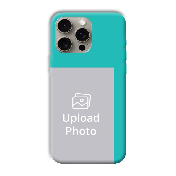 Blue Customized Printed Back Cover for Apple iPhone 15 Pro Max