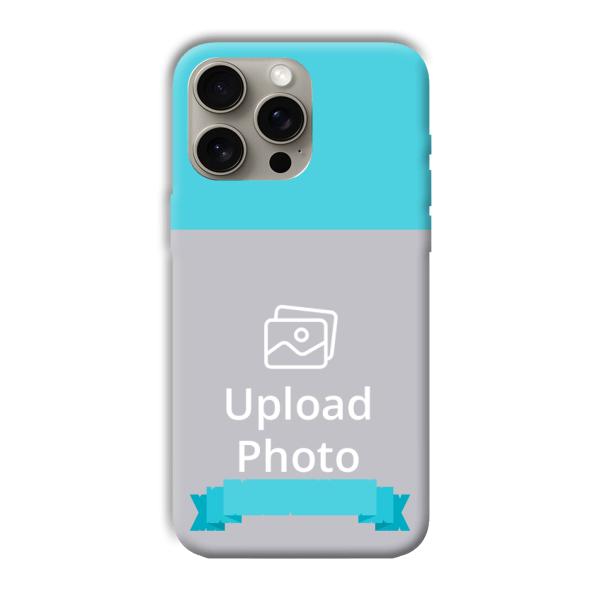 Blue Customized Printed Back Cover for Apple iPhone 15 Pro Max