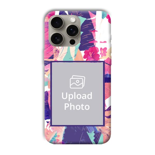 Palm Leaves Customized Printed Back Cover for Apple iPhone 15 Pro Max