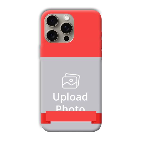 Red Design Customized Printed Back Cover for Apple iPhone 15 Pro Max