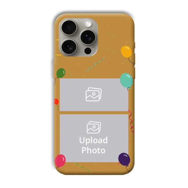 Balloons Customized Printed Back Cover for Apple iPhone 15 Pro Max