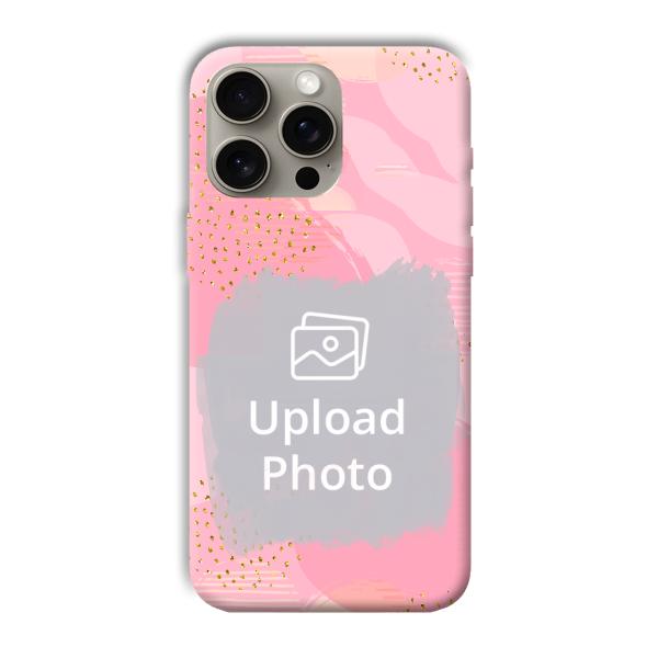 Sparkly Pink Customized Printed Back Cover for Apple iPhone 15 Pro Max
