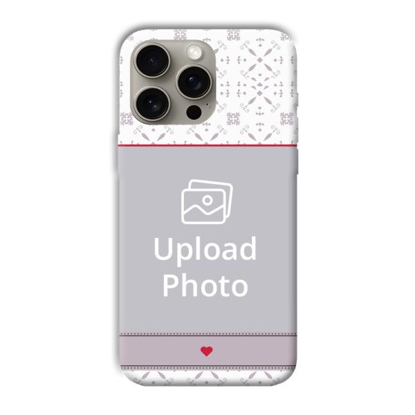 Fabric Print Customized Printed Back Cover for Apple iPhone 15 Pro Max