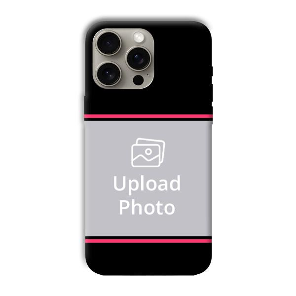 Pink Lines Customized Printed Back Cover for Apple iPhone 15 Pro Max