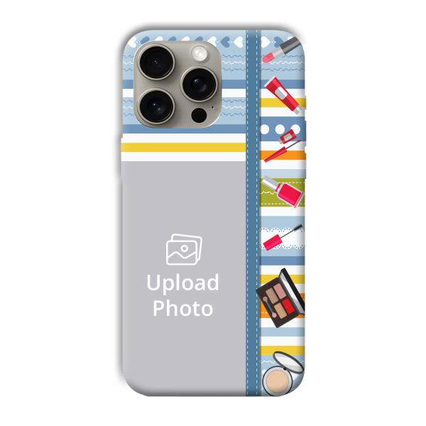Makeup Theme Customized Printed Back Cover for Apple iPhone 15 Pro Max