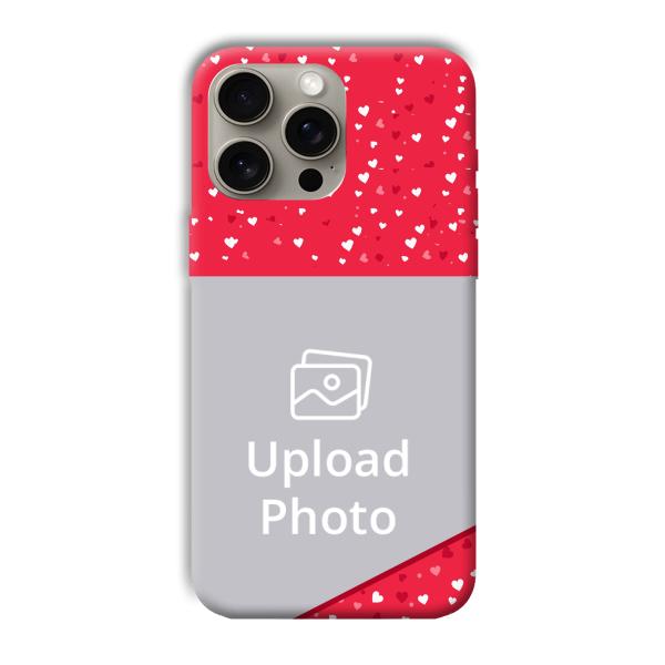 Dark Pink Customized Printed Back Cover for Apple iPhone 15 Pro Max