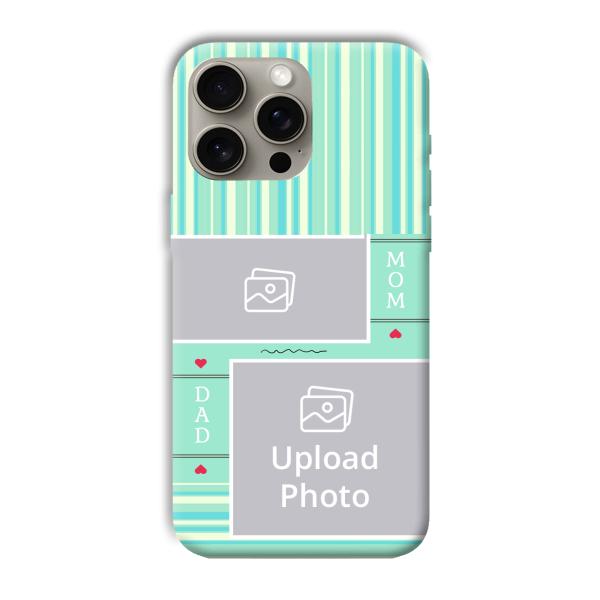 Mom Dad Customized Printed Back Cover for Apple iPhone 15 Pro Max
