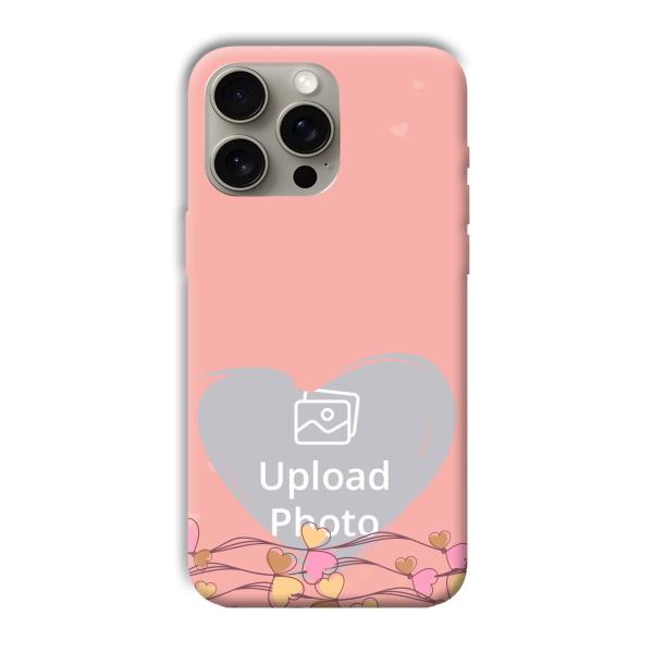 Small Hearts Customized Printed Back Cover for Apple iPhone 15 Pro Max