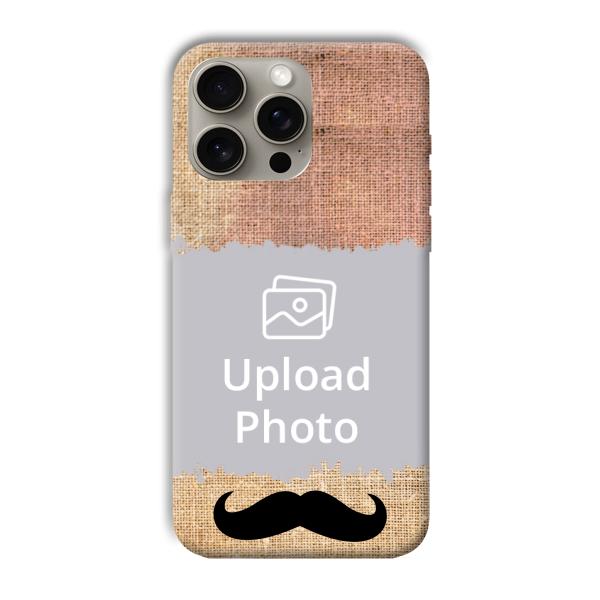Moustache Customized Printed Back Cover for Apple iPhone 15 Pro Max