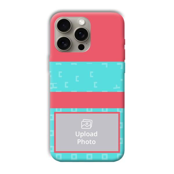 Bluish Pattern Customized Printed Back Cover for Apple iPhone 15 Pro Max