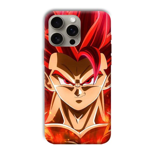 Goku Design Phone Customized Printed Back Cover for Apple iPhone 15 Pro Max