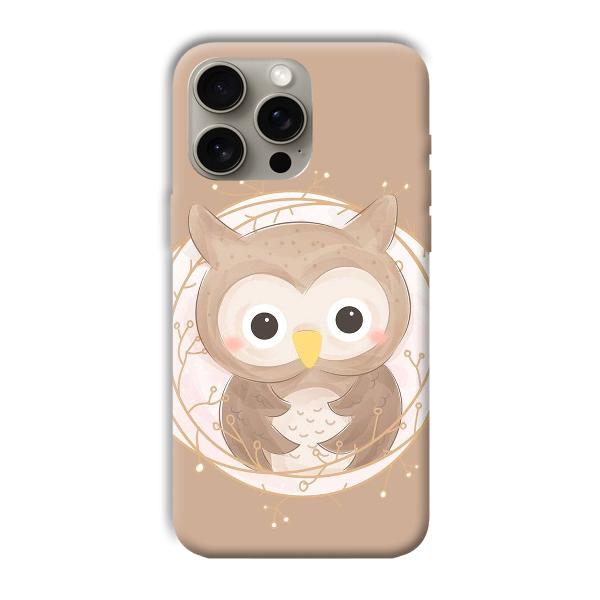 Owlet Phone Customized Printed Back Cover for Apple iPhone 15 Pro Max