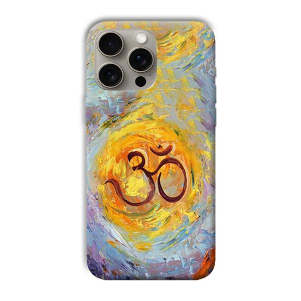 Om Phone Customized Printed Back Cover for Apple iPhone 15 Pro Max