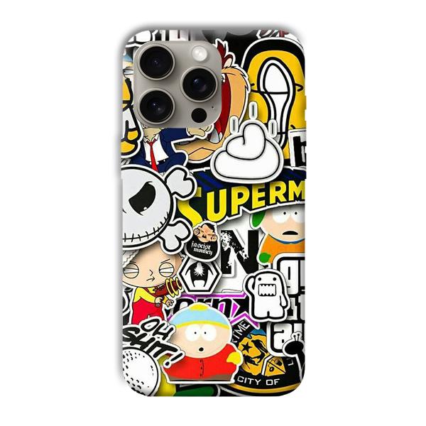 Cartoons Phone Customized Printed Back Cover for Apple iPhone 15 Pro Max