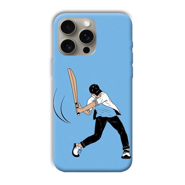 Cricketer Phone Customized Printed Back Cover for Apple iPhone 15 Pro Max
