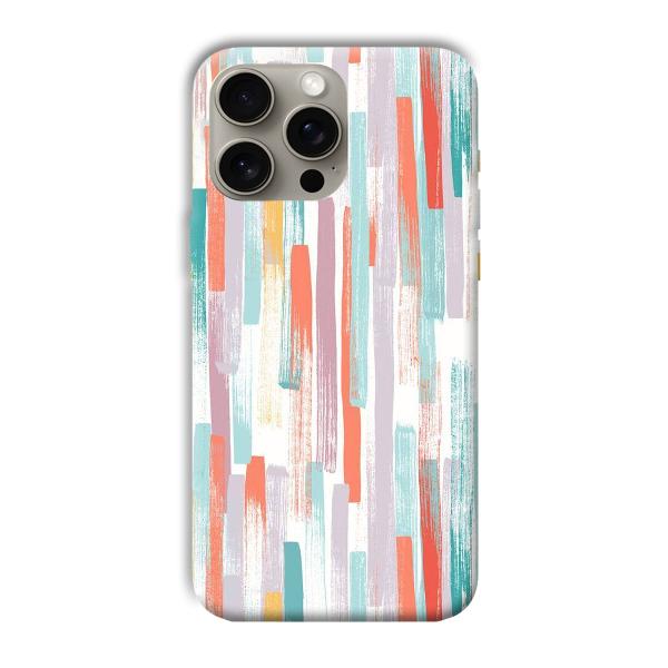 Light Paint Stroke Phone Customized Printed Back Cover for Apple iPhone 15 Pro Max