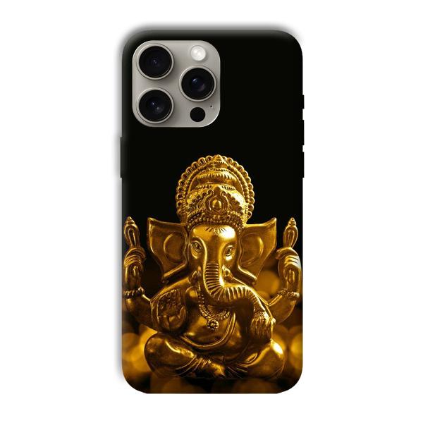 Ganesha Idol Phone Customized Printed Back Cover for Apple iPhone 15 Pro Max