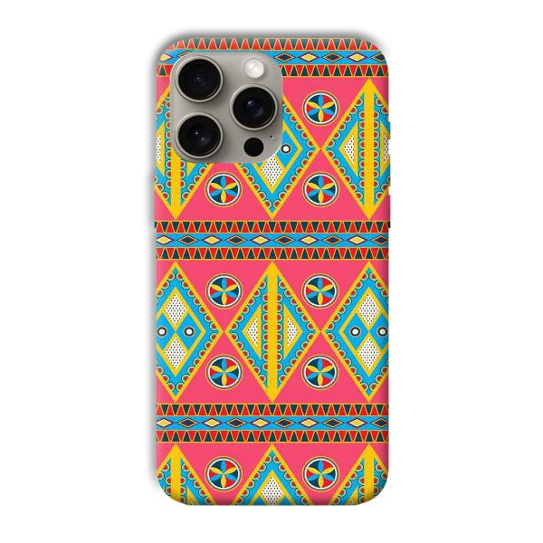 Colorful Rhombus Phone Customized Printed Back Cover for Apple iPhone 15 Pro Max