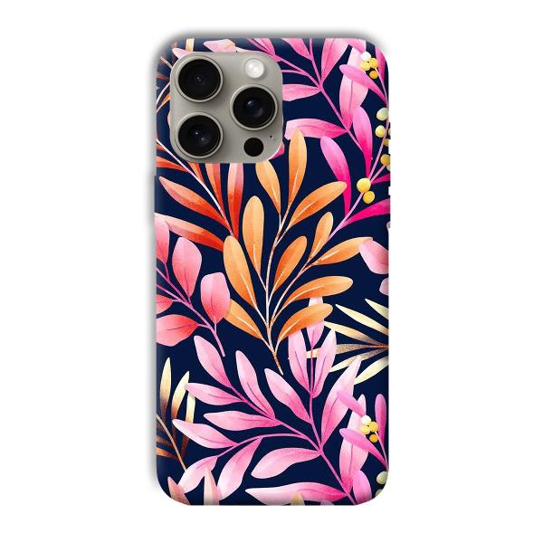 Branches Phone Customized Printed Back Cover for Apple iPhone 15 Pro Max