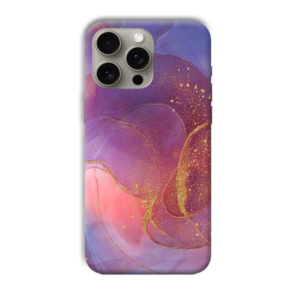 Sparkling Marble Phone Customized Printed Back Cover for Apple iPhone 15 Pro Max