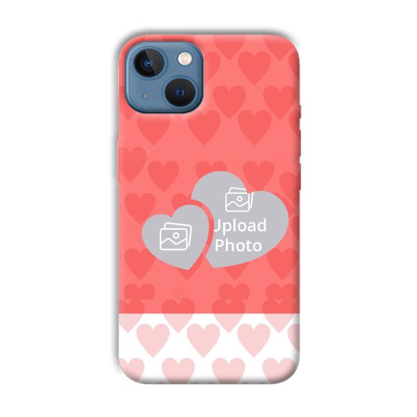 2 Hearts Customized Printed Back Cover for Apple iPhone 13