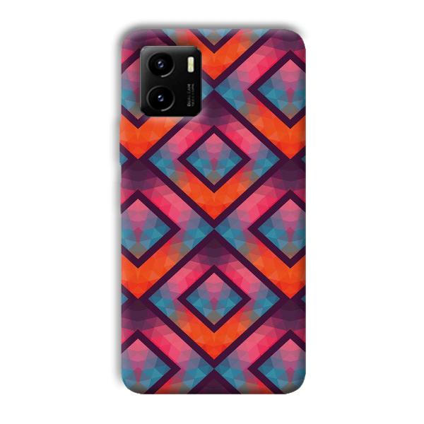 Colorful Boxes Phone Customized Printed Back Cover for Vivo Y15s