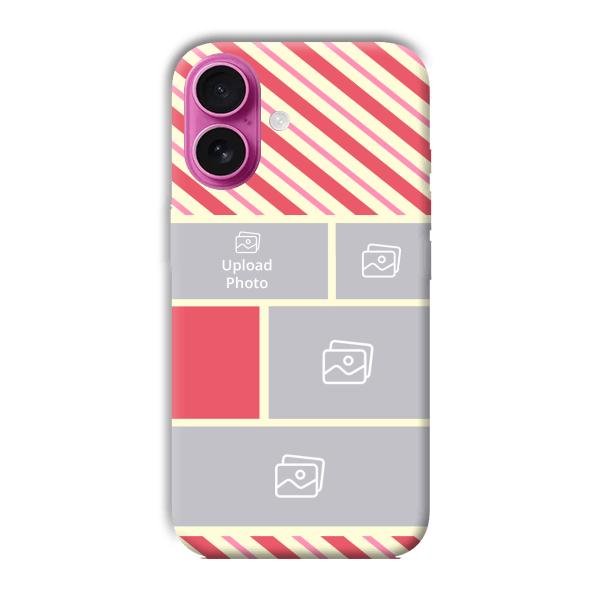 Diagnol Frame Customized Printed Back Cover for Apple iPhone 16