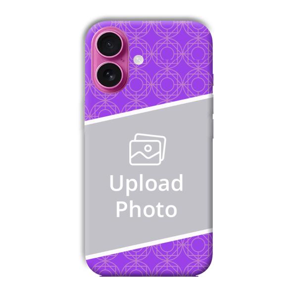 Purple Design Customized Printed Back Cover for Apple iPhone 16