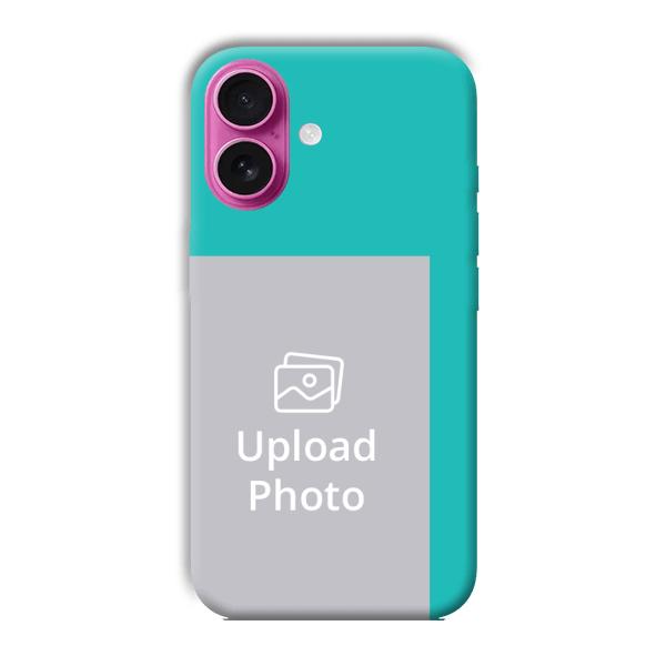 Blue Customized Printed Back Cover for Apple iPhone 16