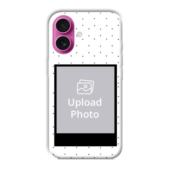 White Background Customized Printed Back Cover for Apple iPhone 16