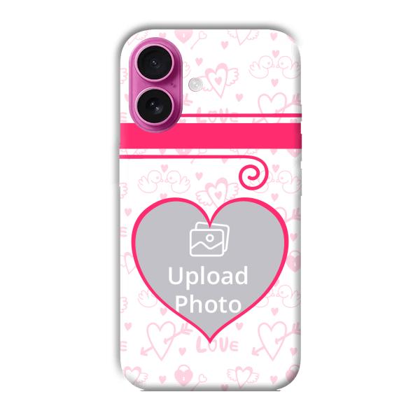 Hearts Customized Printed Back Cover for Apple iPhone 16