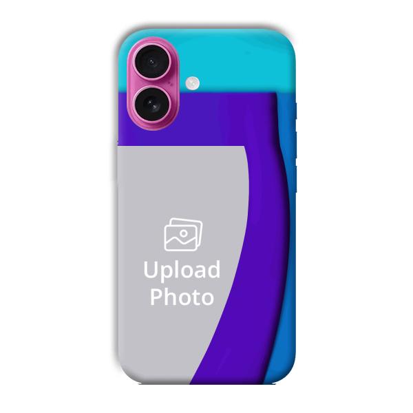 Blue Waves Customized Printed Back Cover for Apple iPhone 16